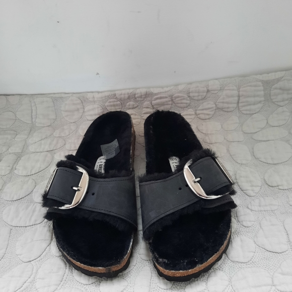 Birkenstock Arizona Big Buckle ShearlingOiled Leather - Picture 8 of 9